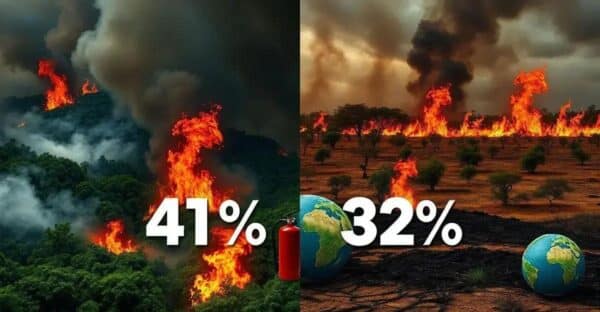 78% de aumento em focos de incêndio no Brasil em 2024
