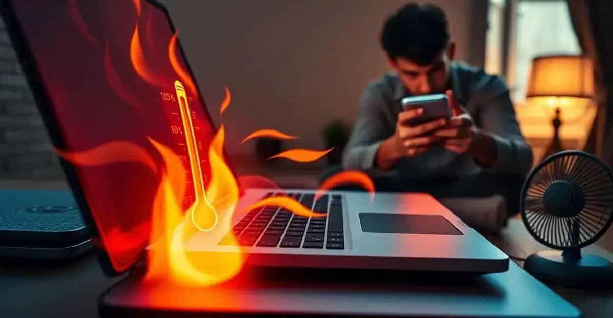 Como descobrir se o notebook está mais quente que o normal?
