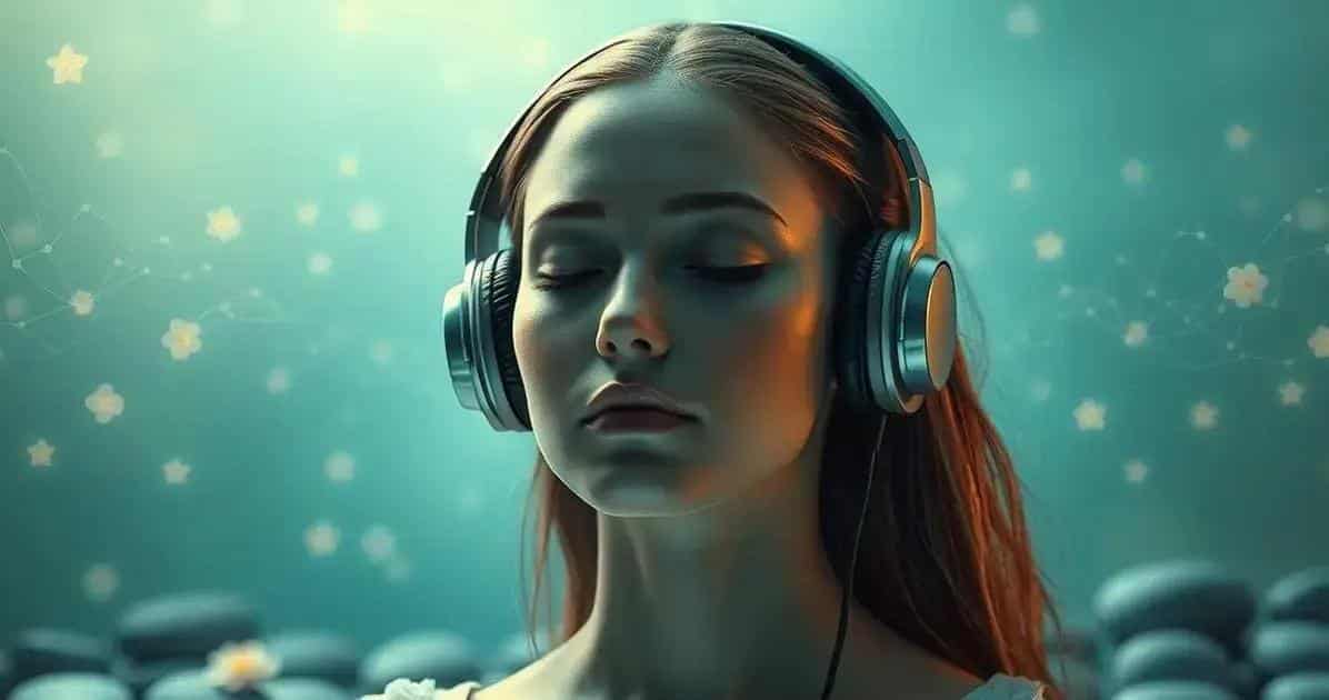 Batidas binaurais e redução do estresse Batidas binaurais e redução do estresse