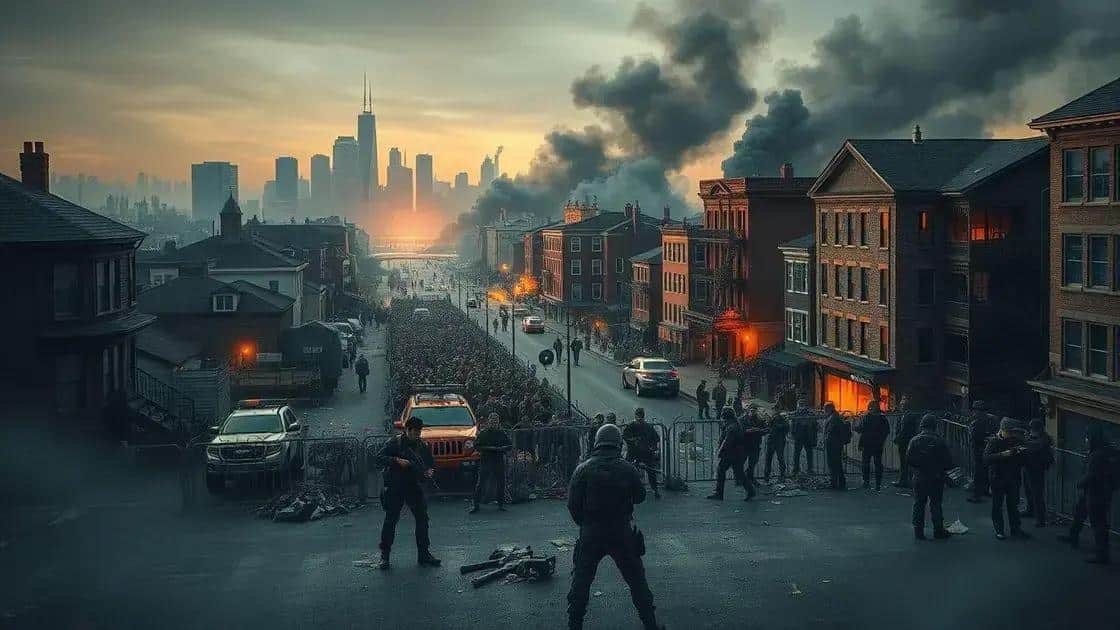 A ameaça de uma guerra civil A ameaça de uma guerra civil