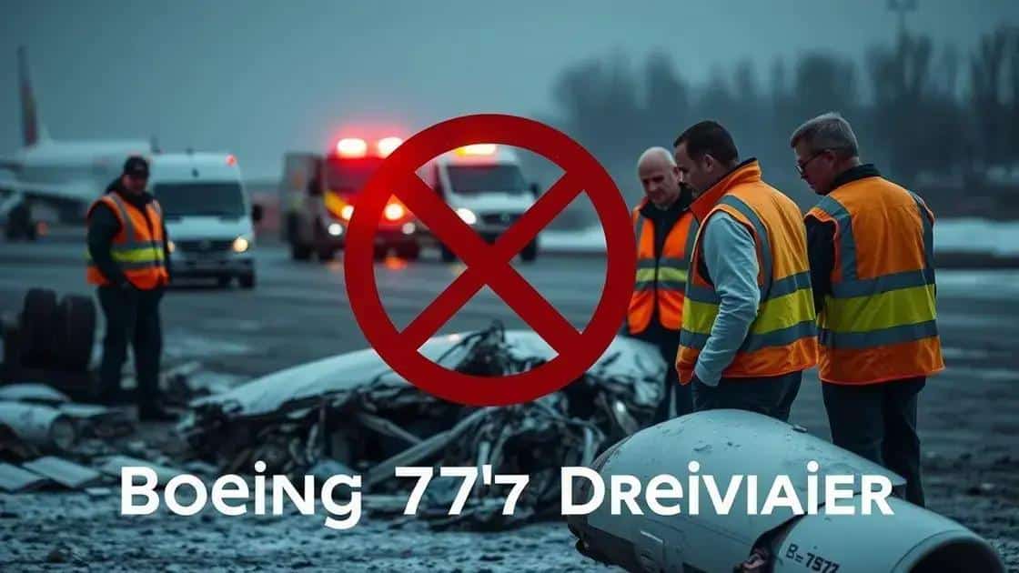 Acidente fatal e investigações sobre segurança da aeronave