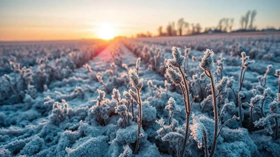 Agricultura impactada pelo clima