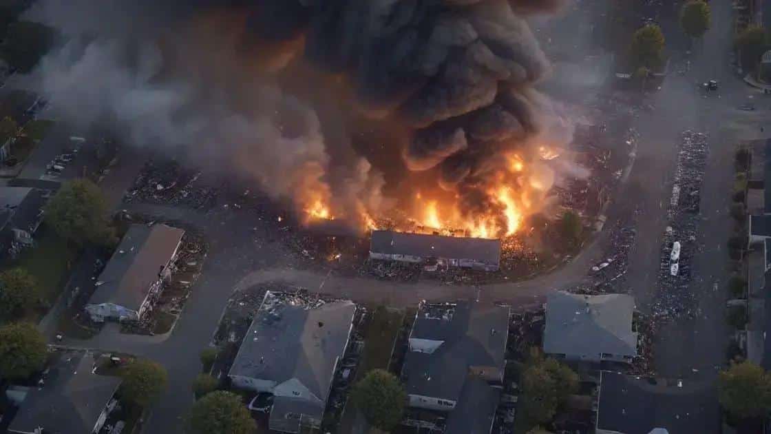 Boeing 787 da Air India cai em área residencial