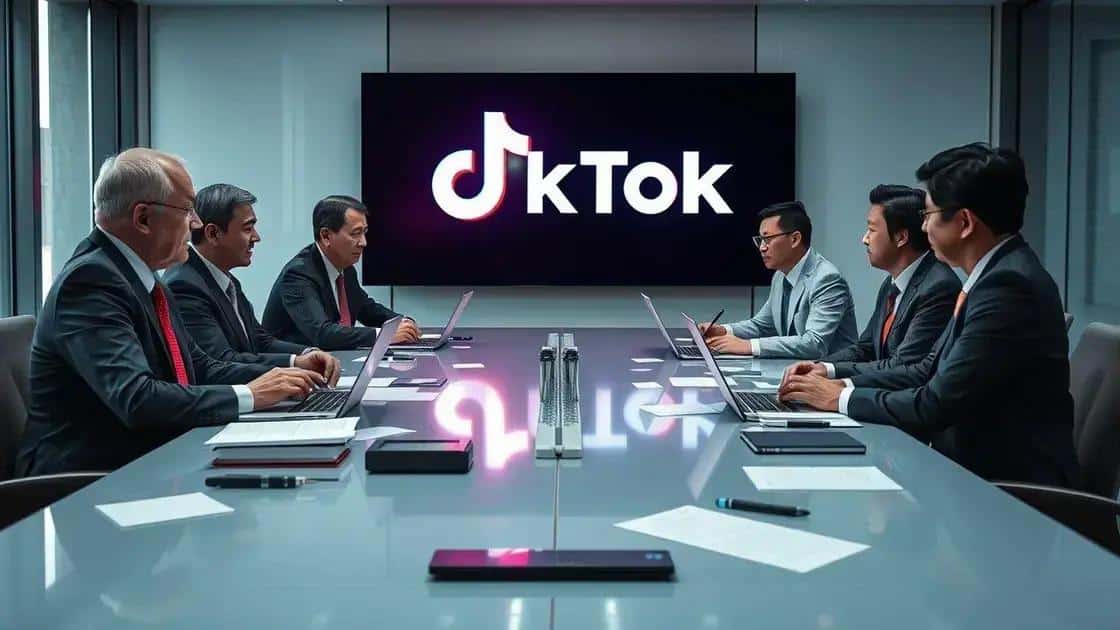 ByteDance e o governo dos EUA: desacordos e negociações