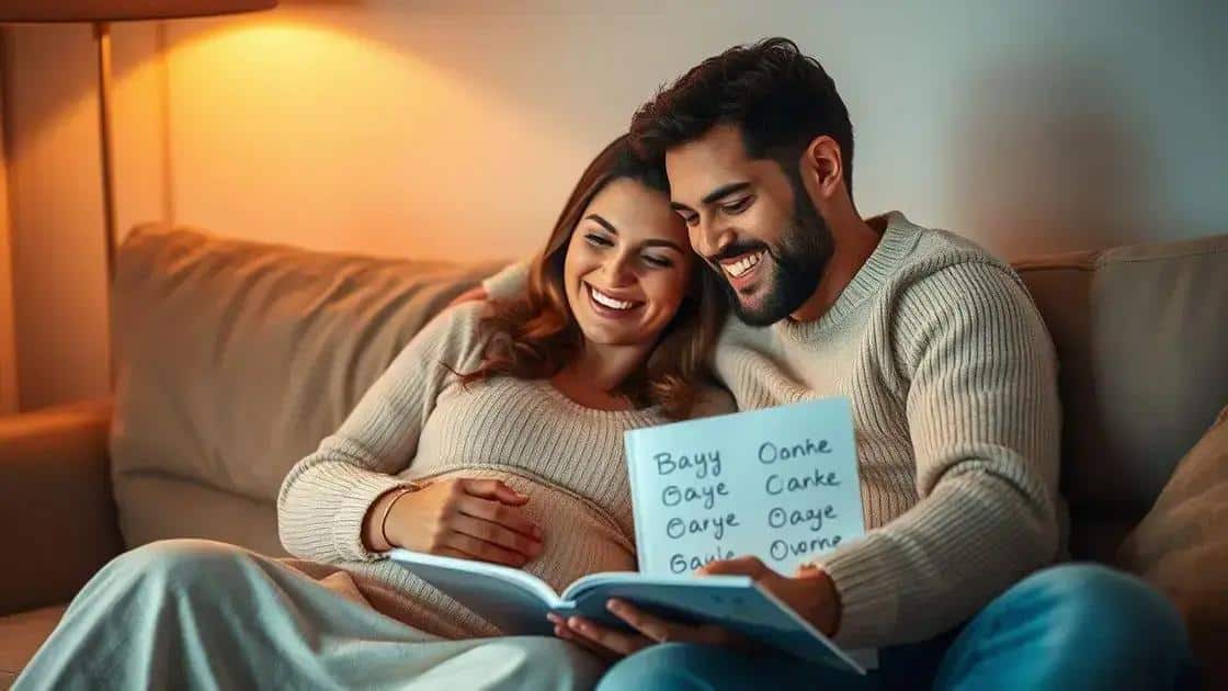 Casal já escolheu nome para o bebê? Casal já escolheu nome para o bebê?