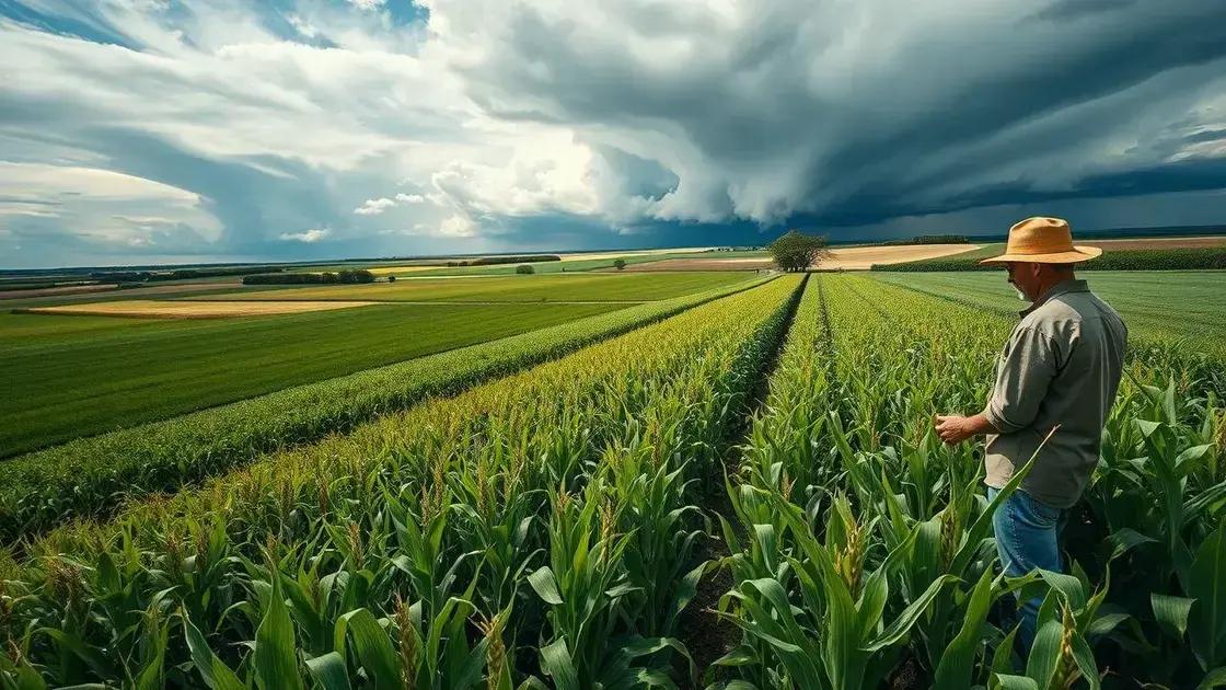 Clima e desenvolvimento das lavouras nos EUA Clima e desenvolvimento das lavouras nos EUA