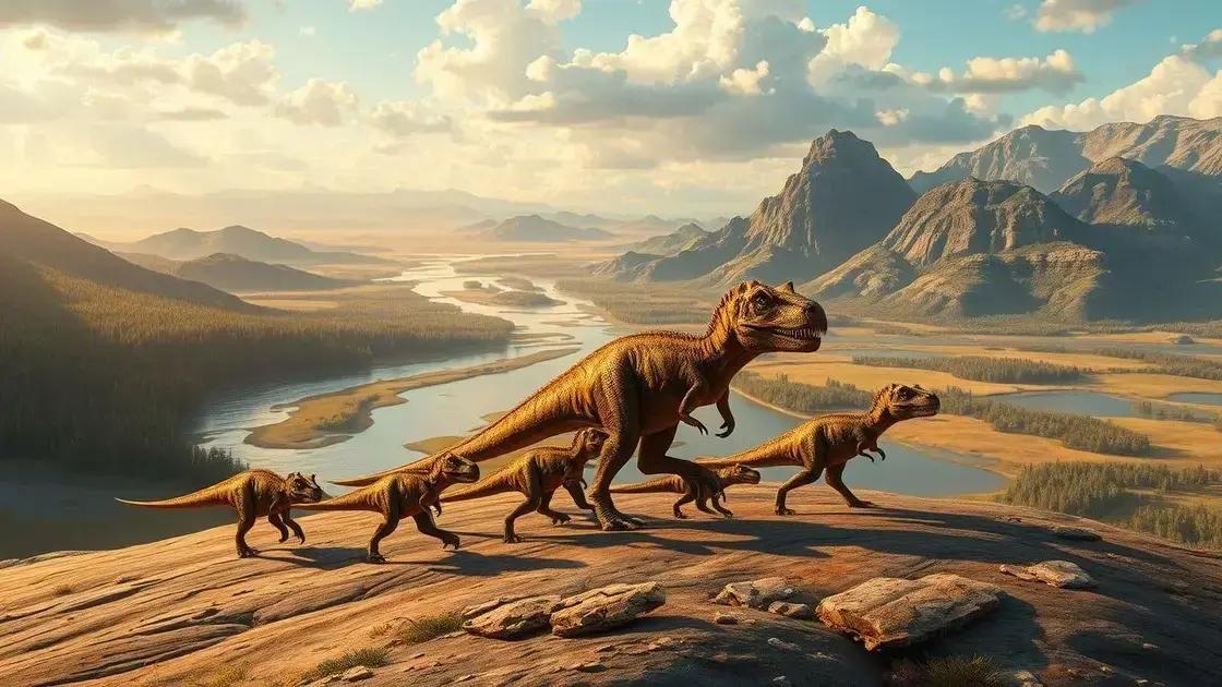 Como migrações moldaram a evolução dos tiranossauros