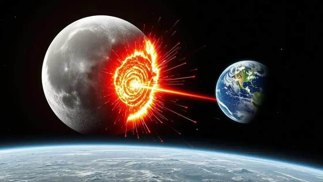 Como os impactos de asteroides amplificam o magnetismo lunar Como os impactos de asteroides amplificam o magnetismo lunar