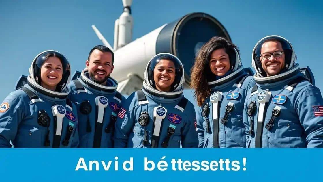 Conheça a tripulação da missão NS-33 Conheça a tripulação da missão NS-33