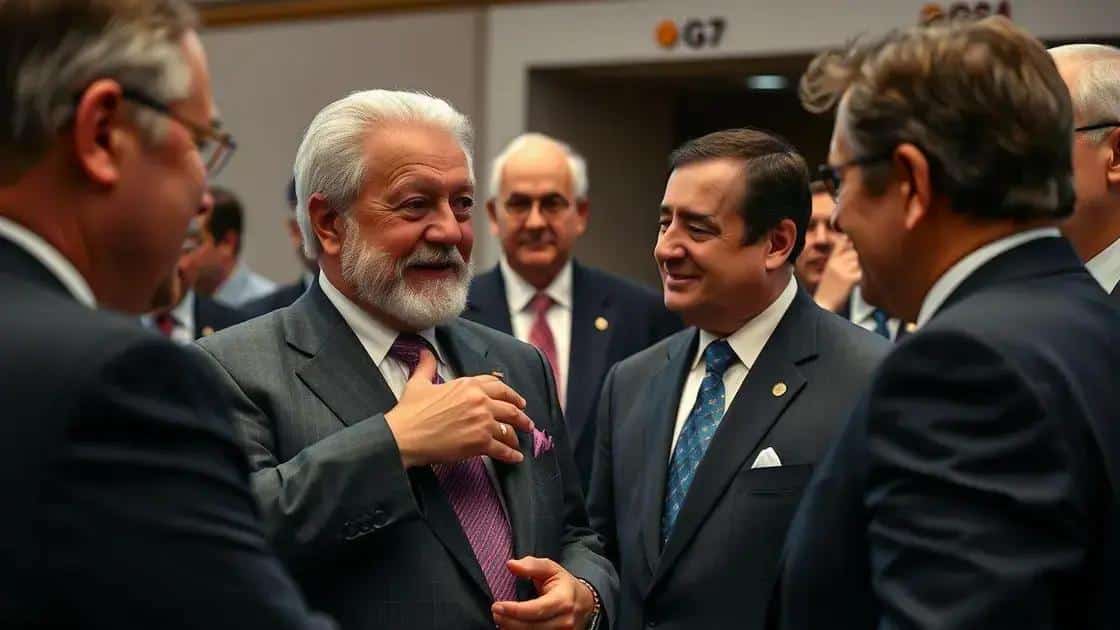 Conversas informais com outros líderes Conversas informais com outros líderes