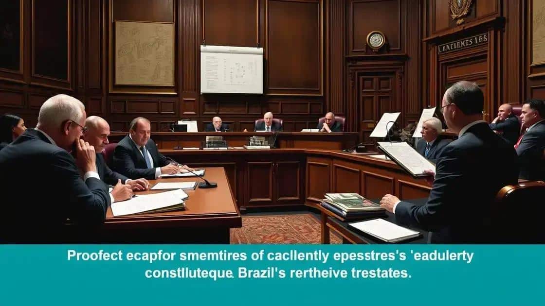 Debate sobre constitucionalidade das emendas Debate sobre constitucionalidade das emendas