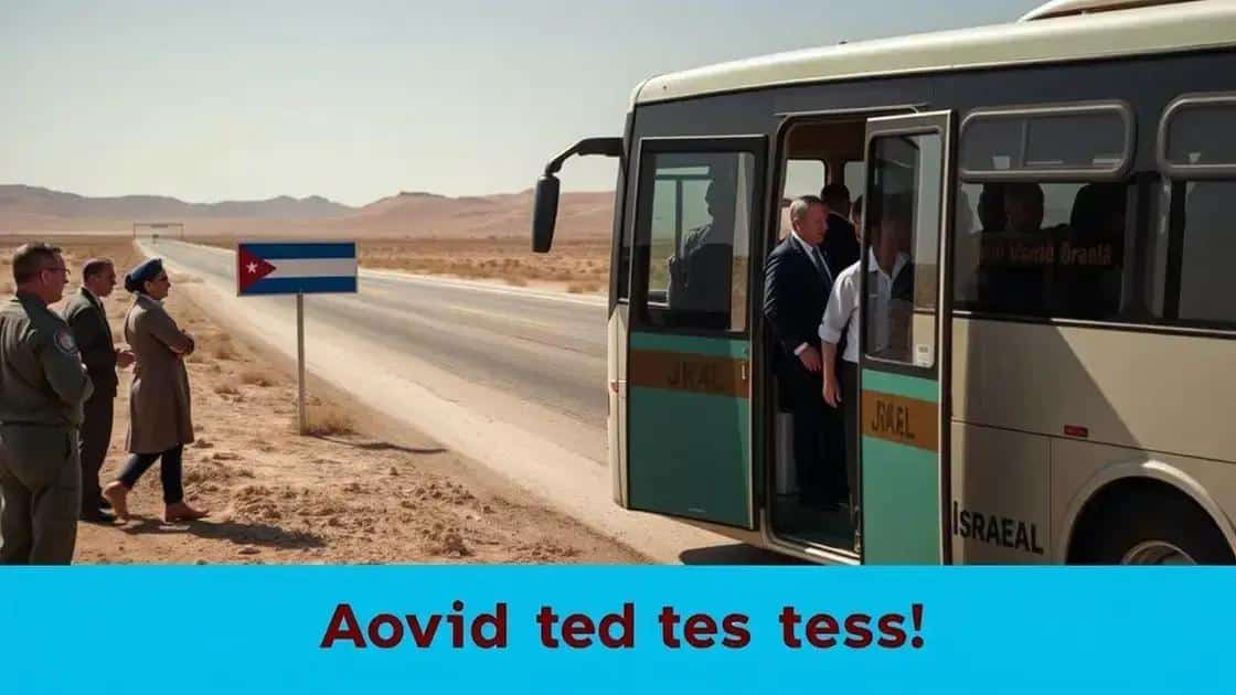 Delegação brasileira deixa Israel em meio a tensões e segue para Jordânia