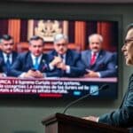 Flávio Bolsonaro publica vídeo de ministros defendendo voto impresso