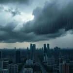 Frente fria chega a São Paulo com chuvas e risco de granizo