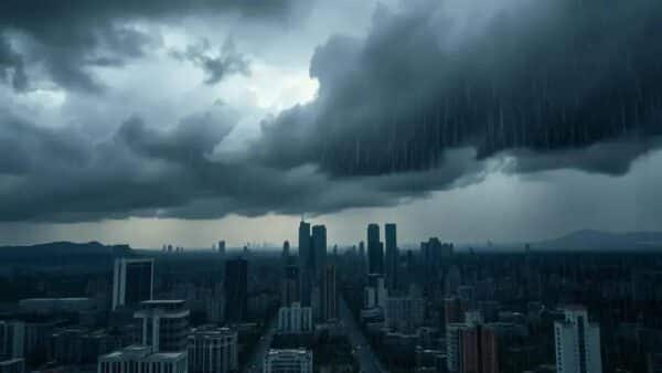 Frente fria chega a São Paulo com chuvas e risco de granizo