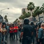 Guerra Civil nos EUA: Protestos e tensões políticas em Los Angeles