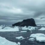 Iceberg negro: a misteriosa origem do fenômeno raro no Mar do Labrador