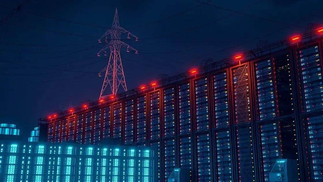 Impacto da demanda crescente de eletricidade em data centers