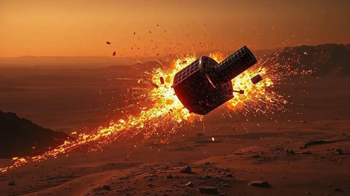 Impactos do erro na missão espacial