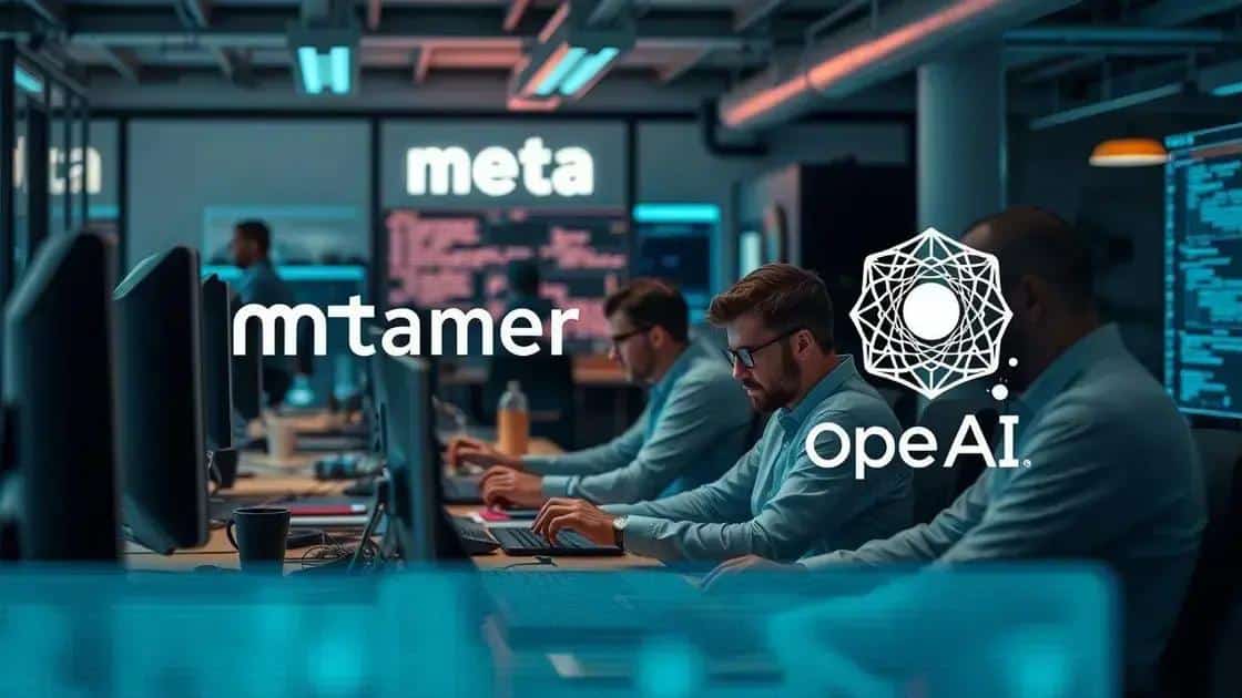 Meta contrata mais quatro pesquisadores da OpenAI em busca de talentos