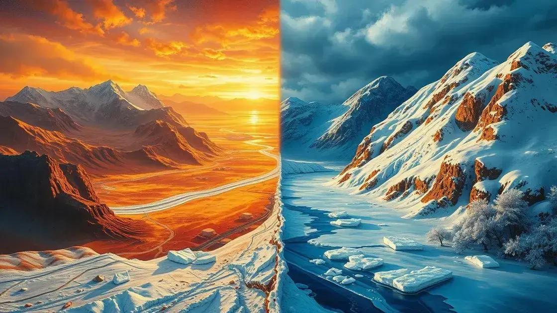 Ondas de frio e mudanças climáticas