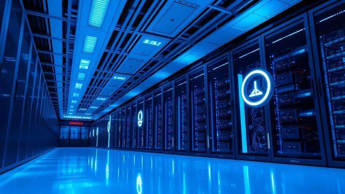 Oracle lidera alta com crescimento em receita de nuvem