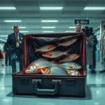 Passageiro tenta entrar no Brasil com 8 peixes vivos escondidos na bagagem