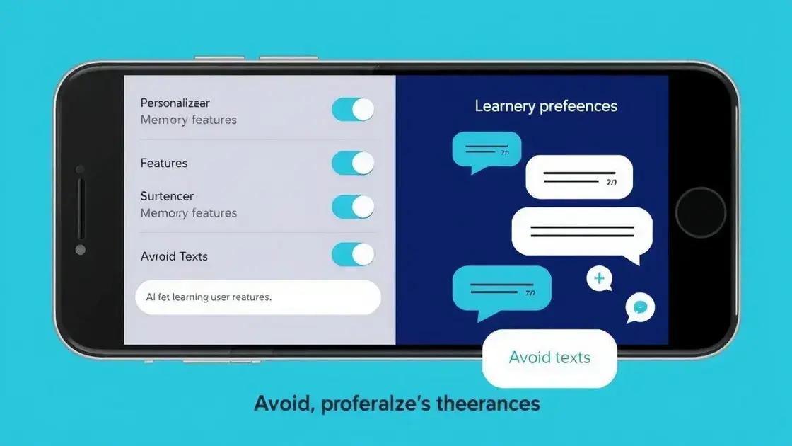 Personalização e lembranças