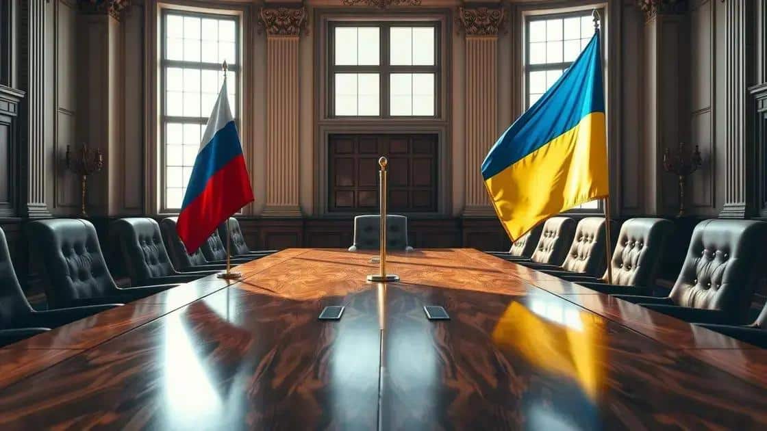 Possível reunião com Zelensky e condições para paz na Ucrânia Possível reunião com Zelensky e condições para paz na Ucrânia