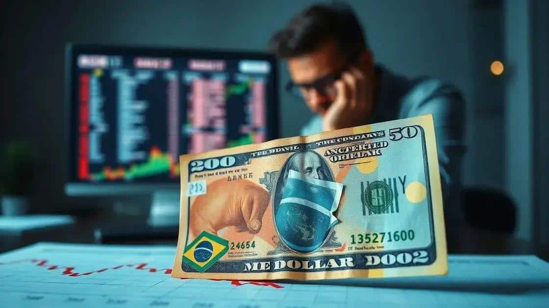 Real frente ao dólar: aumento do risco fiscal Real frente ao dólar: aumento do risco fiscal