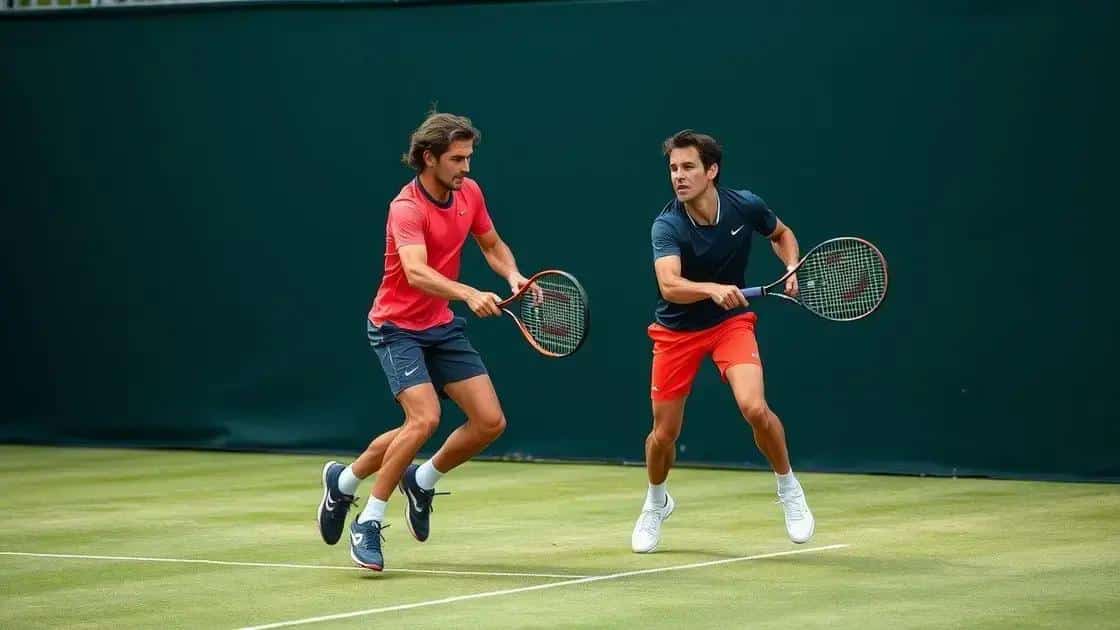 Retorno às duplas: parceria com Petros Tsitsipas Retorno às duplas: parceria com Petros Tsitsipas