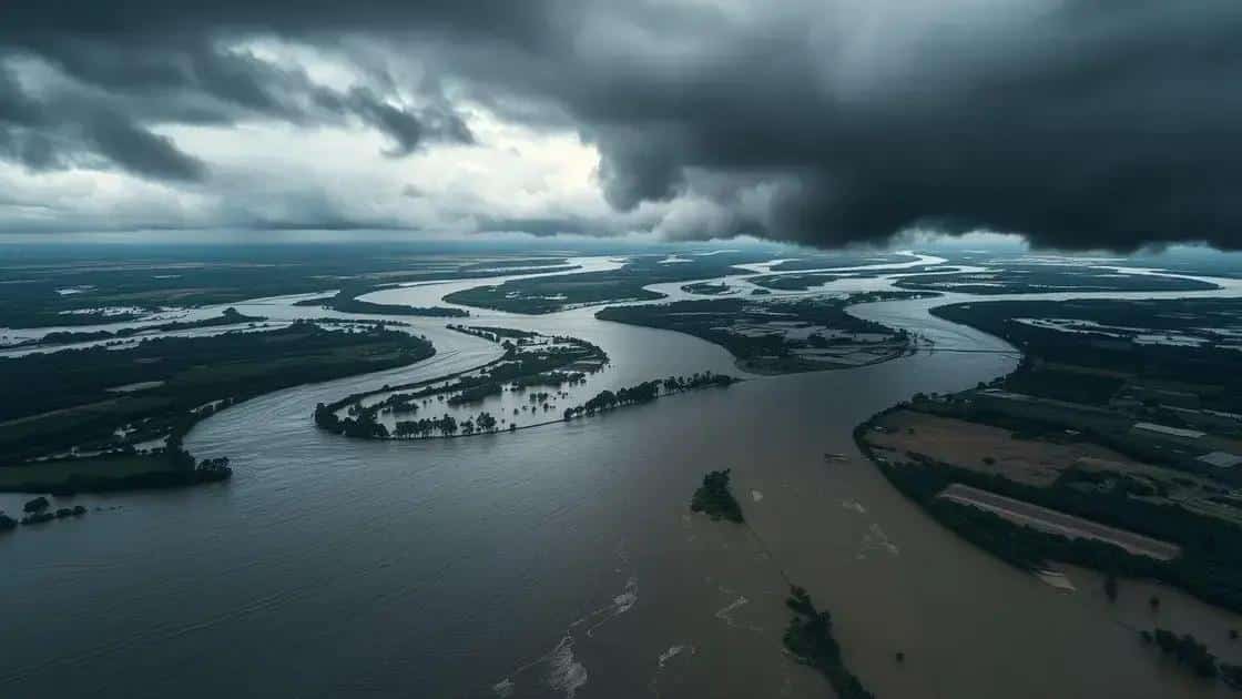 Rios Uruguai, Taquari e Caí em risco de inundação