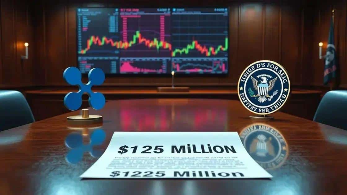 Ripple e SEC perto de acordo de $125 milhões Ripple e SEC perto de acordo de $125 milhões