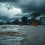 RS em alerta vermelho: 3 rios com risco alto de inundação