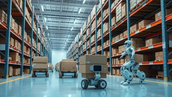 Warp usa robôs para revolucionar a automação de armazéns nos EUA