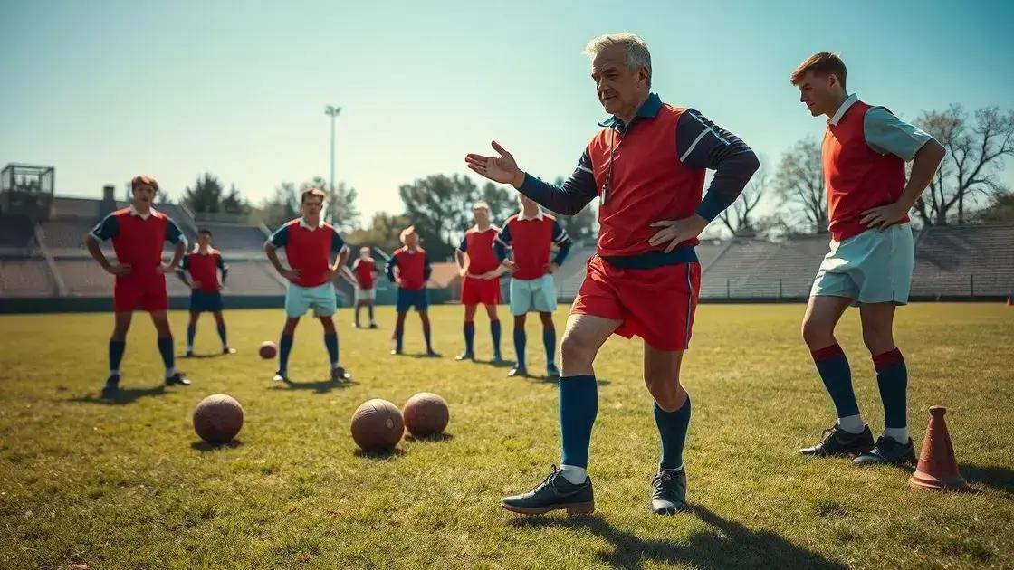 A preparação das equipes