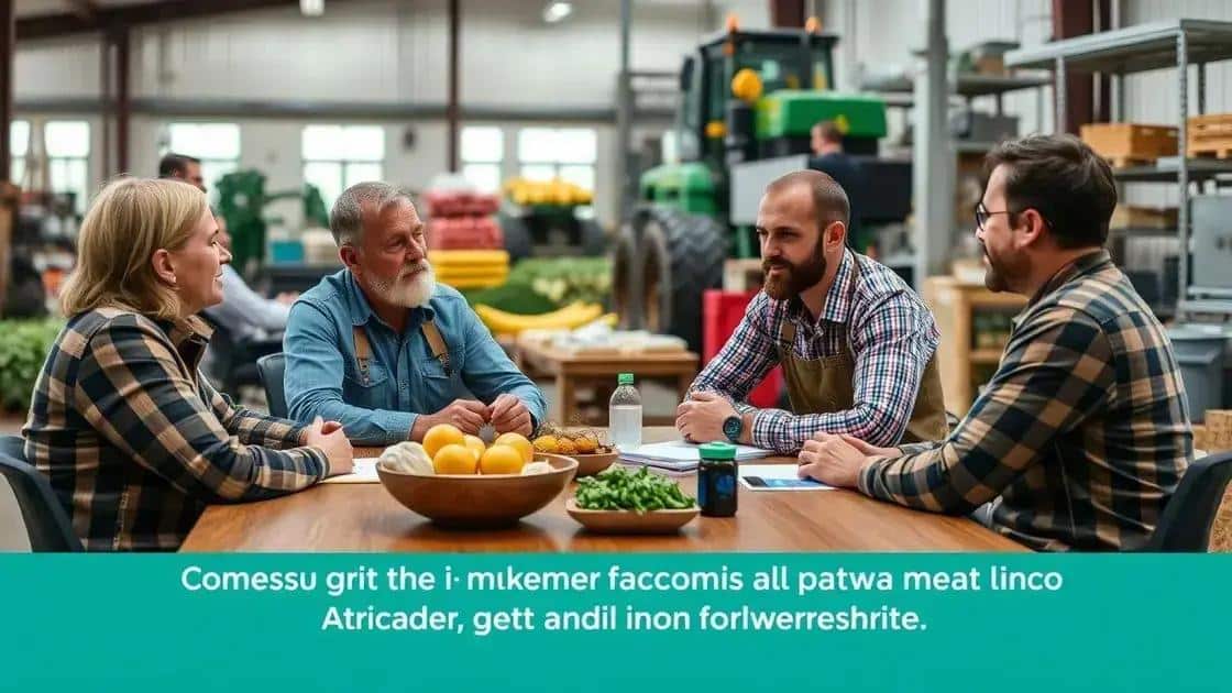 A relação com o setor agrícola e industrial