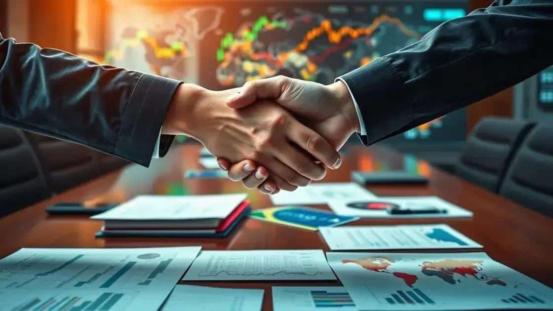 A relação entre acordos comerciais e o mercado