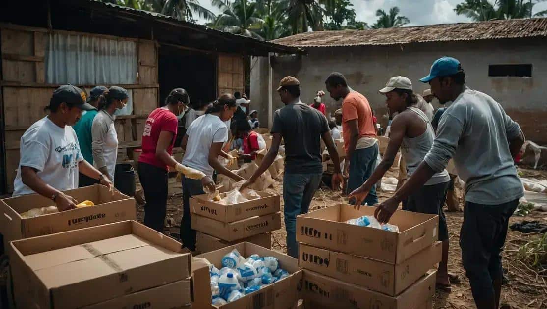 Ações de ONG e voluntariado