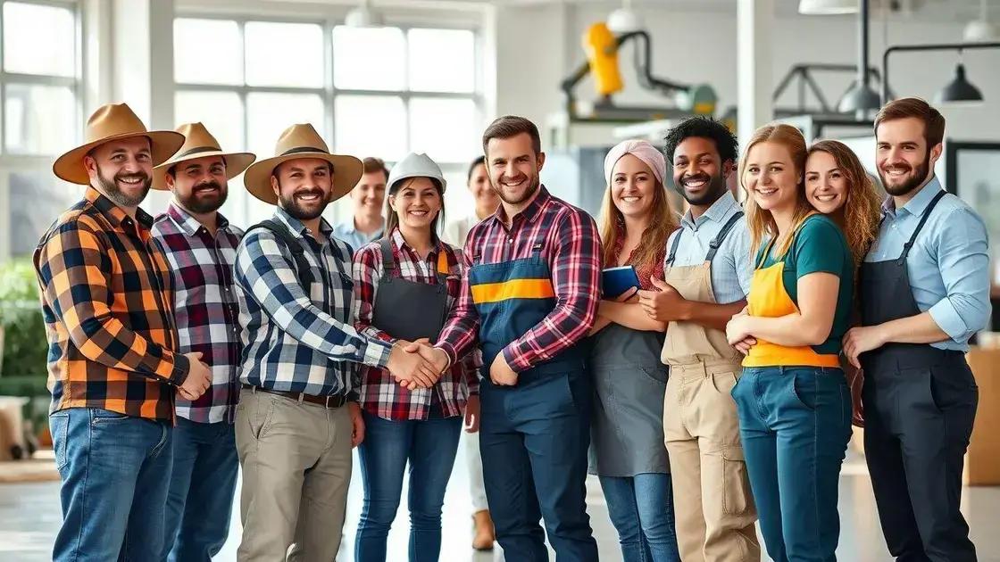 Aumento dos empregos no setor Aumento dos empregos no setor