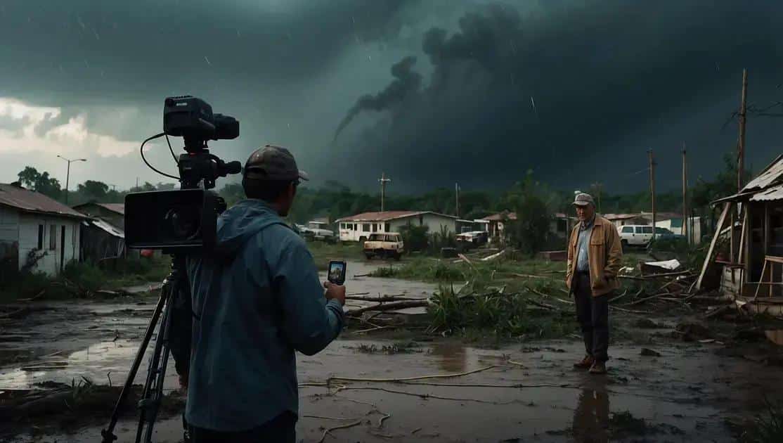 Cobertura jornalística do evento