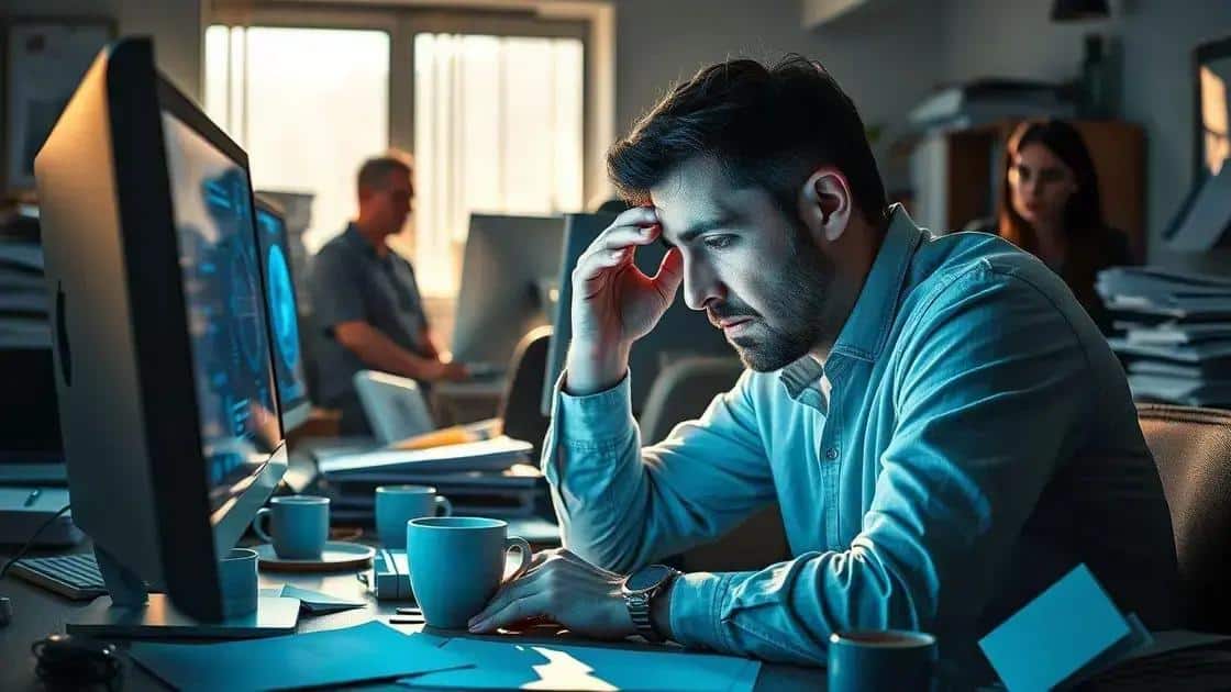 Como a ansiedade afeta o desempenho dos empregados