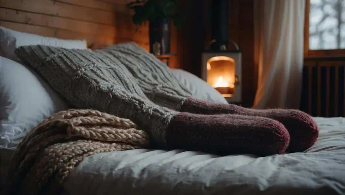 Como o aquecimento dos pés ajuda a dormir