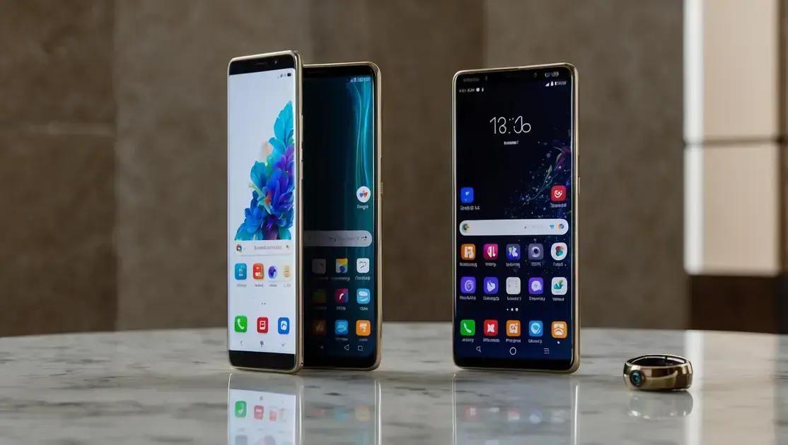 Comparativo com o Huawei Mate XT Comparativo com o Huawei Mate XT