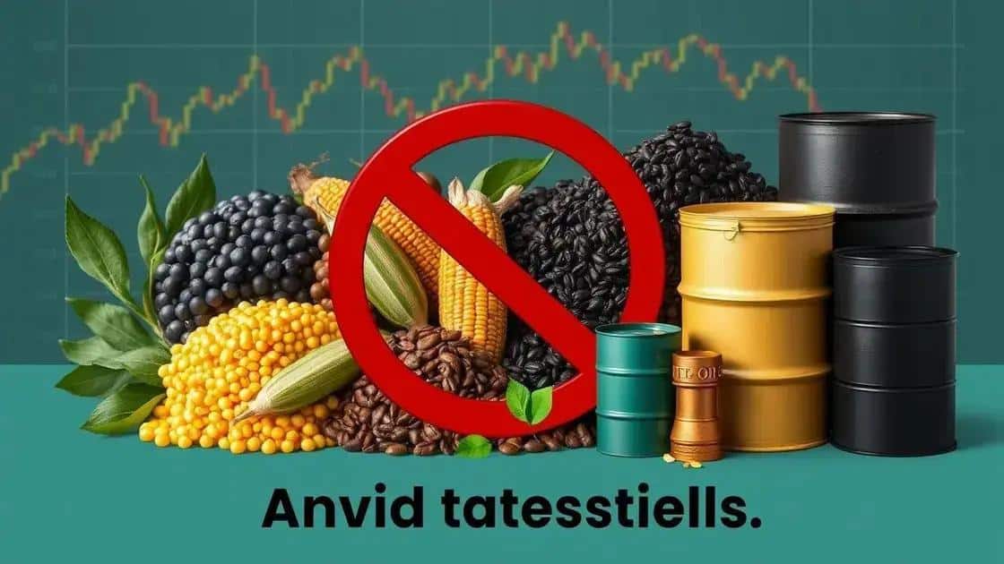 Comportamento do mercado de commodities