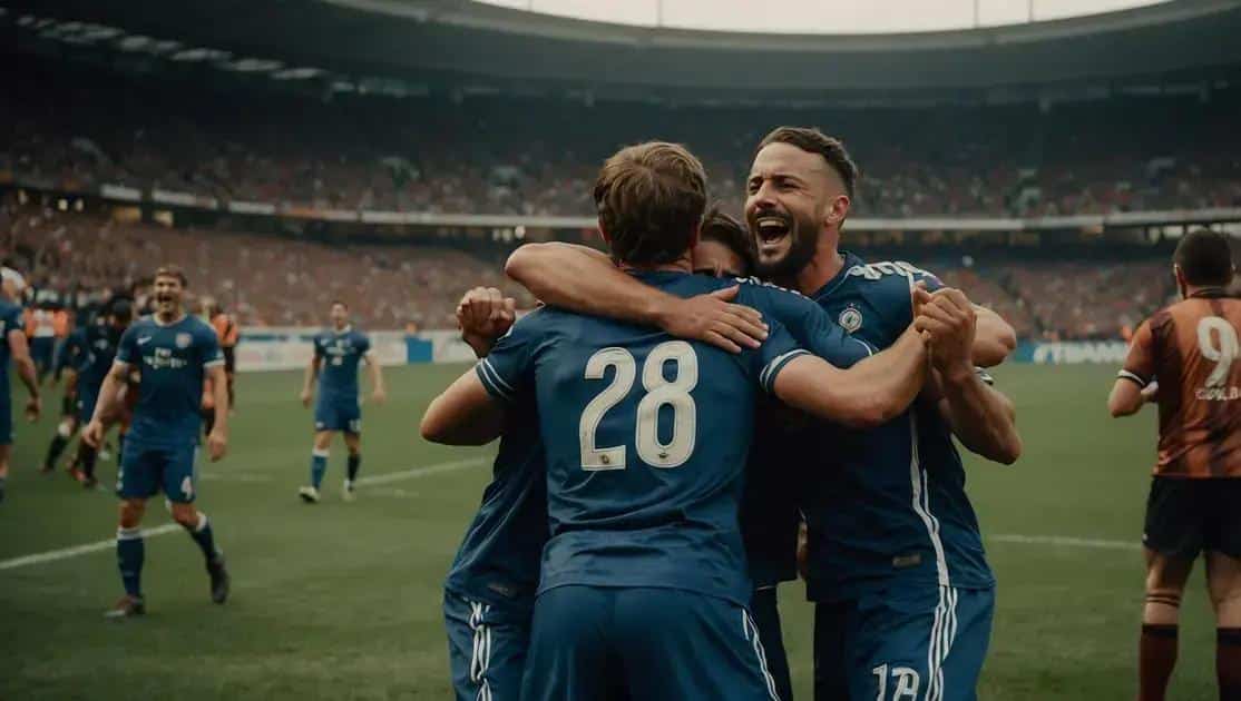 Desempenho na fase de grupos Desempenho na fase de grupos