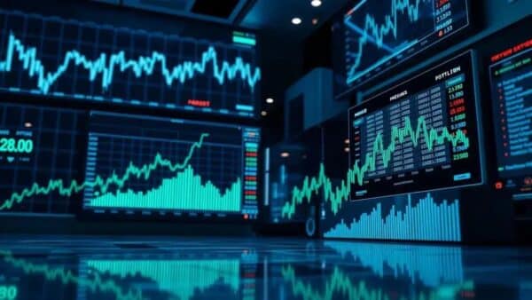 Diferenças no desempenho do Dow Jones e Nasdaq em meio a temores de tarifas