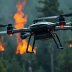 Drone brasileiro usa inteligência artificial para detectar incêndios florestais