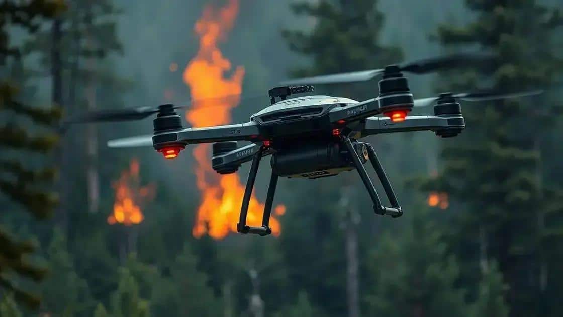 Drone brasileiro usa inteligência artificial para detectar incêndios florestais