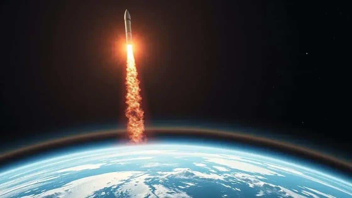 Emissões de foguetes e a camada de ozônio